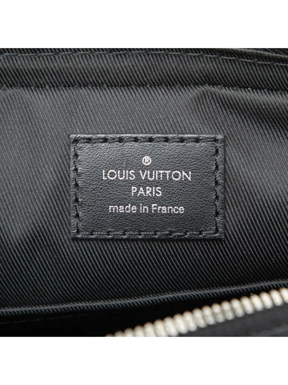 Louis Vuitton Damier Graphite Trio Messenger Shoulder Bag Black Leather
